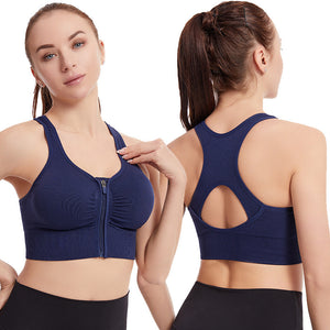 Shockproof Push Up Plus Size Running Yoga Fitness Sports Bra