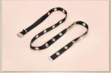 Ladies Fashion Pin Buckle Multicolor Woven Belt