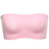 Seamless Chest-wrapped Tube Top, Anti-glare Sports Bra