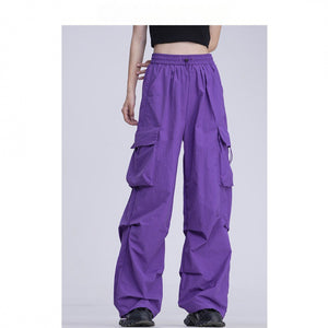 American Drawstring Loose Casual Pants