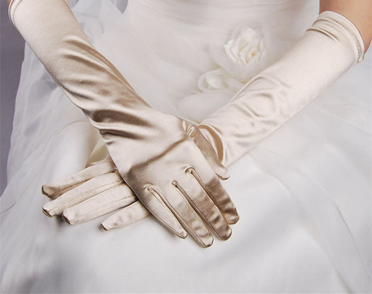 Bridal Gloves Wedding Dress Show Banquet