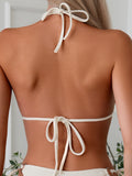 Sexy Bikini Set Summer Side Tie Thong Bandage Style Swimsuit Womens Clothing