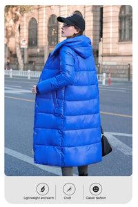 Women's Medium Length Slim Down Jacket