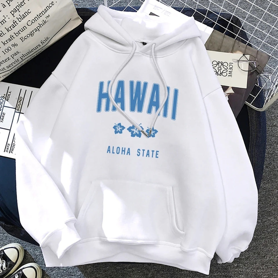 Roha Letter Printing Women's Hoodie Hip Hop