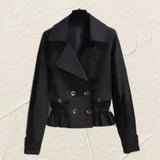 Women's Korean-style Loose Height Versatile Short Coat