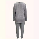 Solid Color Casual And Comfortable Thermal Quilted Homewear Suits