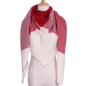 esign Women Triangles Scarf Long Scarves Shawl Autumn Winter