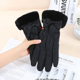 Warm Gloves Winter Women's Touch Screen Fleece-lined Thickened