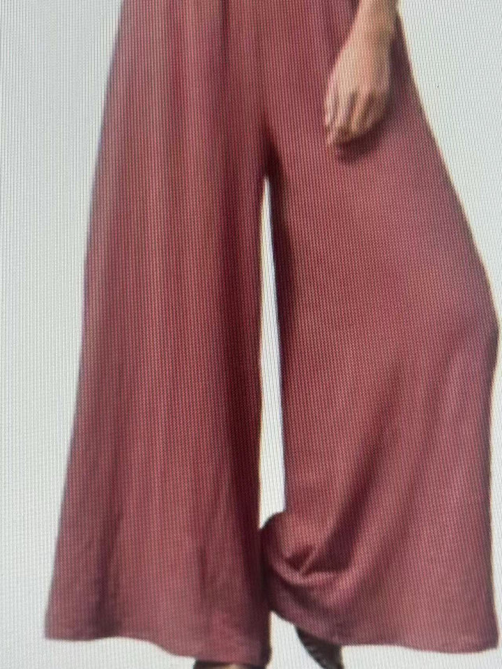 Women's Cotton And Linen Loose Wide-leg Pants Oversized Casual Trousers