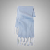 Mohair Idle Style Soft Fluffy Pure Color Warm Keeping Scarf