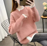 All-matching Loose Knitted Pullover Top