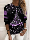 Snowflake Women's Sweater Printed Pullover