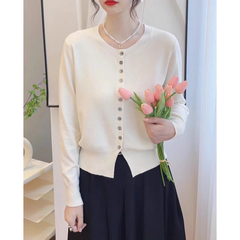Autumn Classic Style Knitted Sweater Small Cardigan Women