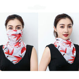 Hanging Ear Thin Face-covering Scarf Triangle Veil Scarf