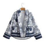 Women's 6-color Printing Cotton Jacket