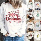 Christmas Series Round Neck Sweater For Women