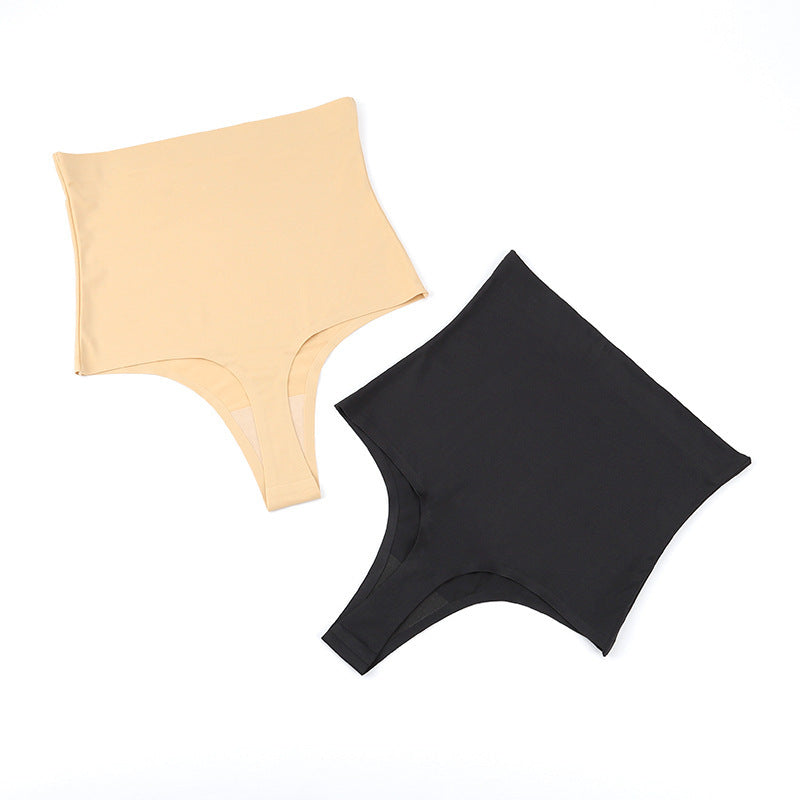 Anti-slip Epoxy Ice Silk Thong Body Shaper Pants