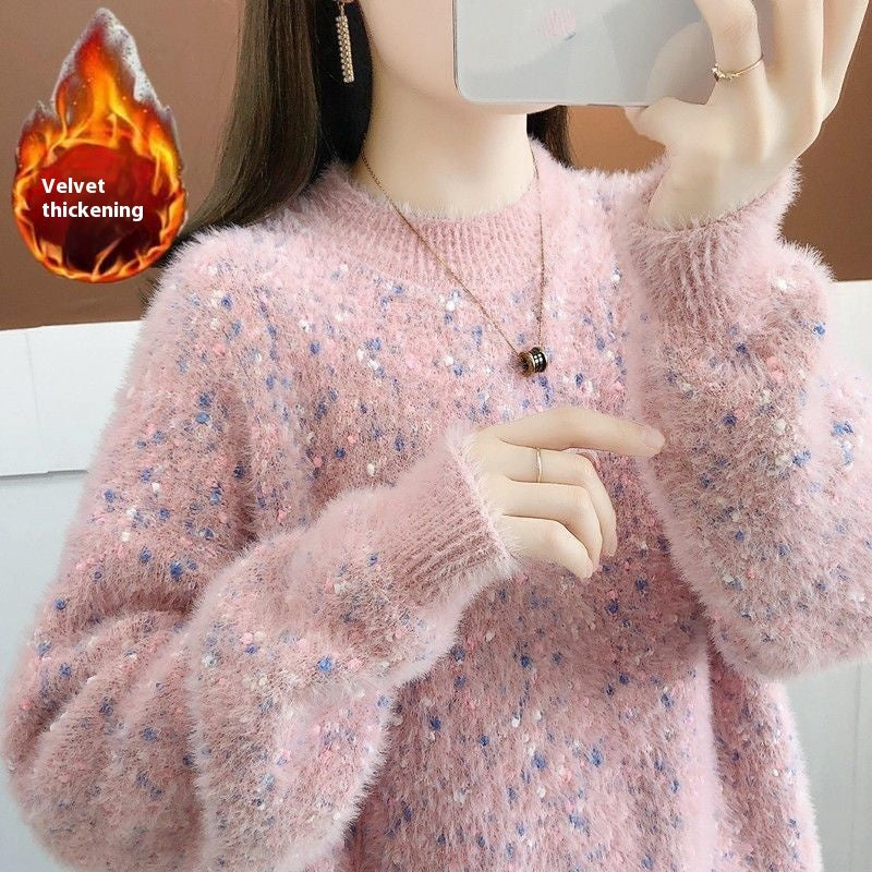 Artificial Mink Sweater Women's Autumn And Winter