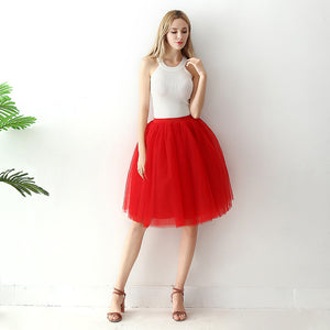 Puff Skirt Pleated Skirt Mesh Skirt Adult Skirt A-Line Skirt