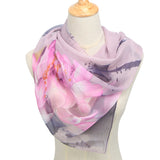 Printed Spring And Summer Sunscreen Thin Scarf Shawl