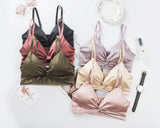 Underwear Female Seamless No Steel Ring Bra Cooling Sports Yoga Sling New Bra Tube Top