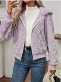 Hooded Knitted Coat Dinified Sweater Cardigan