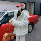 Gray With Heart Short Down Jacket Plus Size Women's Bread Coat