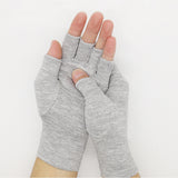 Light Gray Bamboo Charcoal Fiber Pressure Care Gloves