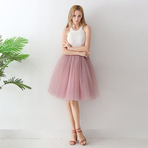 Puff Skirt Pleated Skirt Mesh Skirt Adult Skirt A-Line Skirt