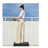 Chiffon Straight-leg Pants Loose Flattering Mopping Pants Fashion