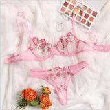 Women's New Lace Underwear Bra Set