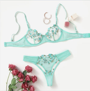 Women's New Lace Underwear Bra Set