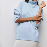 Women's Long-sleeved Pullover Solid Color Sweater