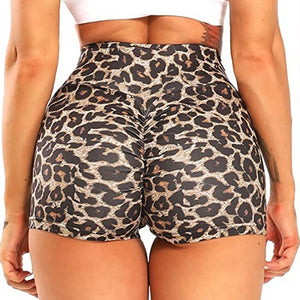 Leopard Print Digital Printing Slim Fit Hip Raise Running Yoga Pants