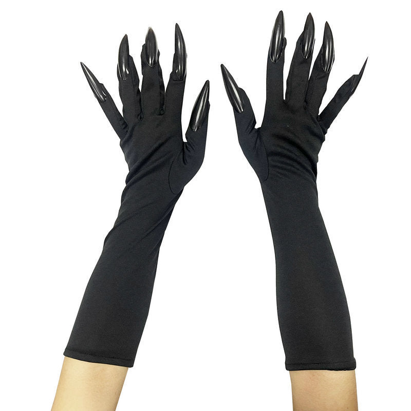 Halloween Long Nail Ghost Claw Gloves Long