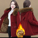 Women's Short Winter Loose Fleece Padded Coat