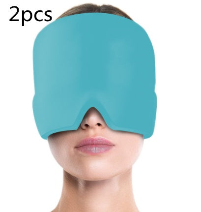 Ice Compress Headache Eye Mask Hat Relief For Migraines, Stress, And Tension Massage Tool