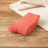 Winter Warm Padded Extra Thick Fleece Lined Fur Selvedge Female Middle Tube Socks