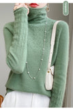 Pile Collar Turtleneck Sweater Short Autumn And Winter Women