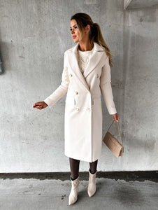 Fashion Casual Woolen Coat Women