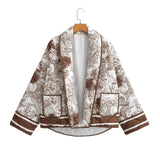 Women's 6-color Printing Cotton Jacket