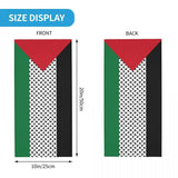 Sun Protection Cycling Palestinian Flag Headscarf