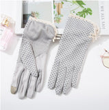 Thin Non-slip Breathable Touch Screen Cotton Short Gloves