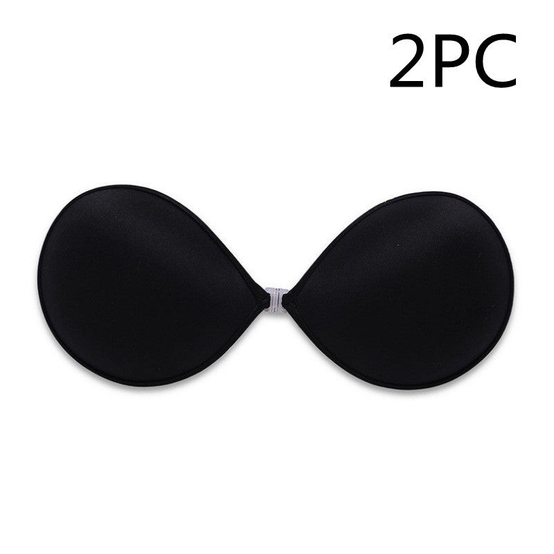 Breathable Seamless Push Up Strapless Invisible One Piece Silicone Bra