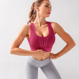 Women Sports Bra Sexy Brathable Mesh Sports Top