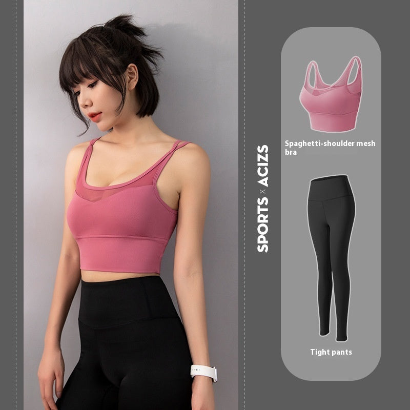 High Waist And Hip Lifting Exercise Fitness Suit For Women