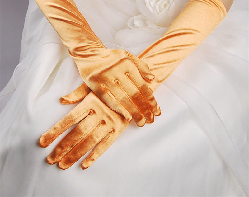 Bridal Gloves Wedding Dress Show Banquet