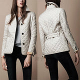 Fashionable Elegant Lapel Cotton-padded Jacket