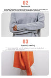 Women's Long-sleeved Pullover Solid Color Sweater