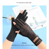 Lightweight Breathable Lace Sun Protection Gloves